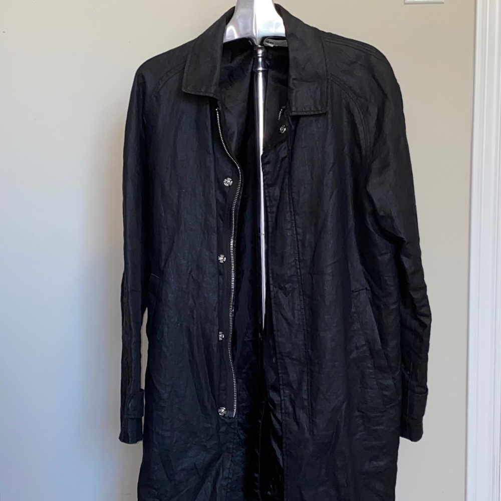 Men’s Distressed Trench Coat